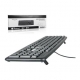 4World USB computer keyboard black 104 keys
