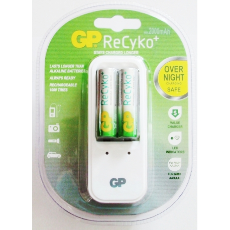 R6 AAA batteries with charger