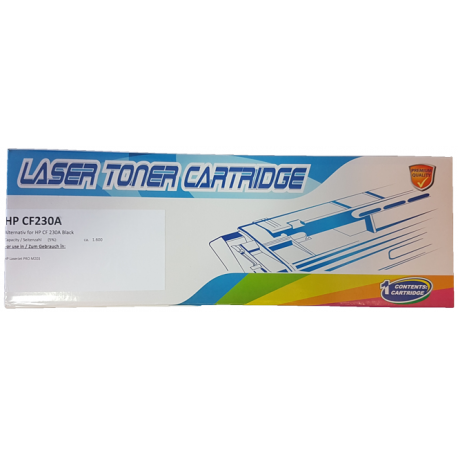black toner compatible hp 30A cf230a without chip