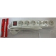 electric extension 6 sockets length 1m5