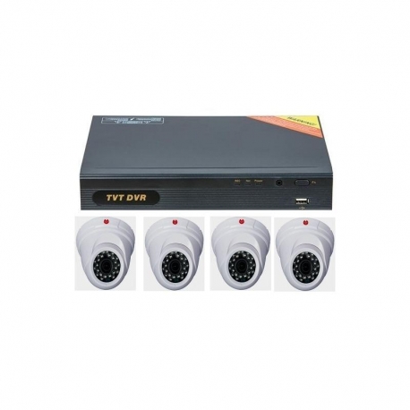 TVT interior surveillance DVR Kit 4 cameras